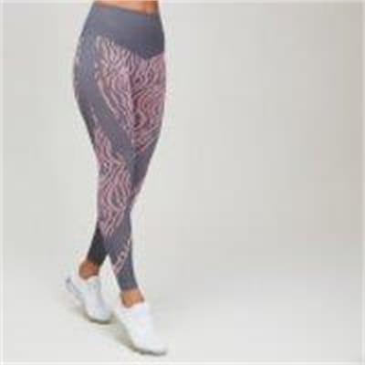 Fitness Mania - MP Animal Zebra Seamless Women's Leggings - Candy/Slate - XS
