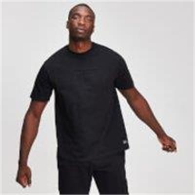 Fitness Mania - MP Graphic Men's Embossed T-Shirt - Black - L