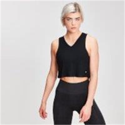 Fitness Mania - MP Rest Day Women's Cropped Vest - Black