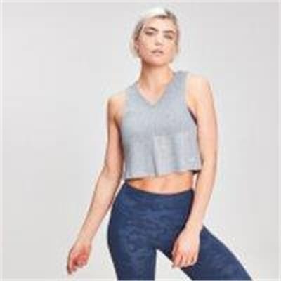 Fitness Mania - MP Rest Day Women's Cropped Vest - Grey Marl