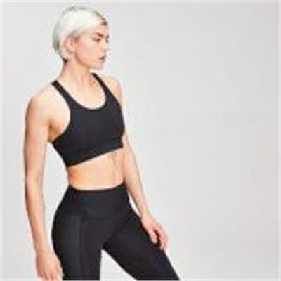 Fitness Mania - MP Sculpt Women's Sports Bra - Black - XS