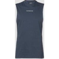 Fitness Mania - Original Contemporary Drop Armhole Tank - Ink - L