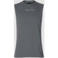 Fitness Mania - Rest Day Coordinates Drop Armhole Tank - Carbon - XS