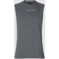 Fitness Mania - Rest Day Coordinates Drop Armhole Tank - Carbon