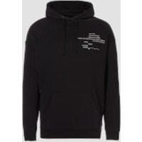 Fitness Mania - Rest Day Slogan Hoodie - Black - L