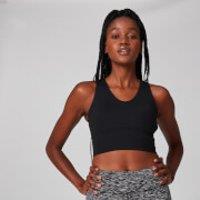 Fitness Mania - MP Women's Power Longline Sports Bra - Black