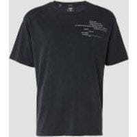 Fitness Mania - MP Men’s Rest Day Staggered Slogan T-Shirt - Black - S