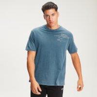 Fitness Mania - MP Men’s Rest Day Staggered Slogan T-Shirt - Bluejay - M