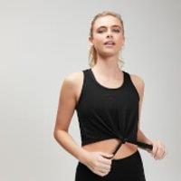 Fitness Mania - MP Women's Essentials Training Tie Front Crop Vest - Black - L