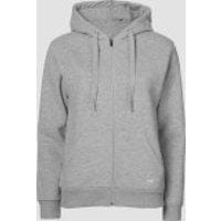 Fitness Mania - MP Women's Essentials Zip Through Hoodie - Grey Marl - XXS