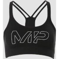 Fitness Mania - MP Women's Jersey Bra - Black - XXS