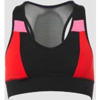 Fitness Mania - MP Women's Power Colour Block Bra - Black/Danger - L