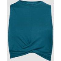 Fitness Mania - MP Women's Power Twist Front Crop Top - Deep Lake - L