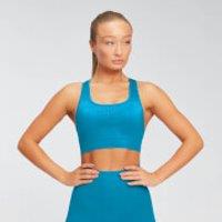 Fitness Mania - MP Women's Shape Seamless Ultra Sports Bra - Sea Blue - L