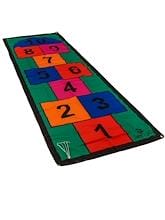 Fitness Mania - Jenjo Colourful Hopscotch Mat With Pegs