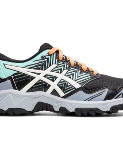 Fitness Mania - Asics Gel Fuji Trabuco 8 GS - Kids Trail Running Shoes - Fresh Ice/White