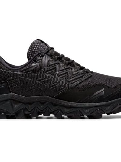 Fitness Mania - Asics Gel-Fuji Trabuco 8 GTX - Womens Trail Running Shoes - Triple Black