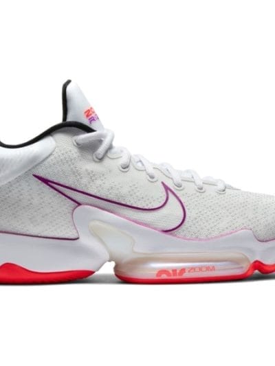 Fitness Mania - Nike Zoom Rize 2 - Mens Basketball Shoes - Summit White/Hyper Violet/Flash Crimson