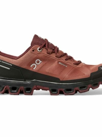 Fitness Mania - On Cloudventure Waterproof - Womens Trail Running Shoes - Hazel/Mulberry