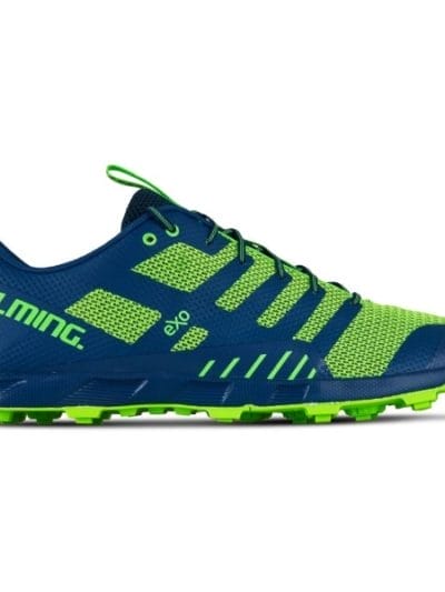 Fitness Mania - Salming OT Comp - Mens Trail Running Shoes - Poseidon Blue/Safety Yellow