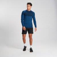 Fitness Mania - MP Men's Essential Long Sleeve Seamless T-Shirt - Pilot Blue Marl - XL