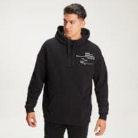 Fitness Mania - MP Men's Rest Day Slogan Hoodie - Black - S