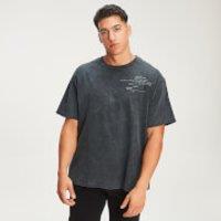 Fitness Mania - MP Men’s Rest Day Staggered Slogan T-Shirt - Black - M