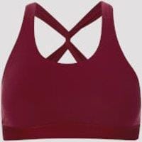 Fitness Mania - MP Women's Power Cross Back Sports Bra - Oxblood - L