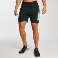 Fitness Mania - Men's Printed Training Shorts - Black - XL