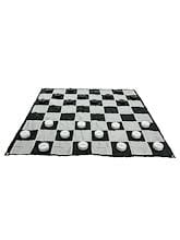 Fitness Mania - Jenjo Mega Size Plastic Outdoor Checkers Game Set
