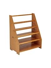 Fitness Mania - Jenjo Wooden 4 Level Bookshelf