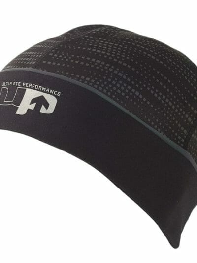 Fitness Mania - 1000 Mile UP Reflective Running Beanie - Black/Reflective