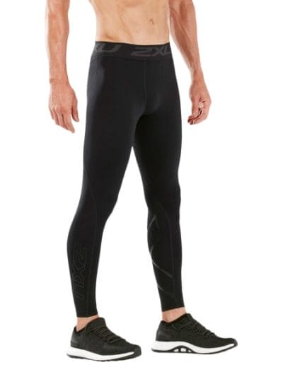 Fitness Mania - 2XU Mens Thermal Accelerate Compression Tights - Black/Nero