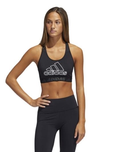 Fitness Mania - Adidas Don't Rest Badge Of Sport Womens Sports Bra - Black/White