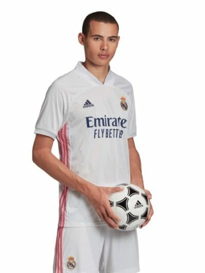 Fitness Mania - Adidas Real Madrid Home 2020/21 Mens Soccer Jersey - White