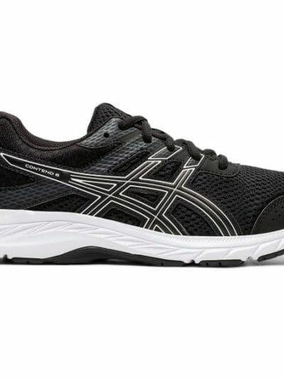 Fitness Mania - Asics Contend 6 GS - Kids Running Shoes - Black/White