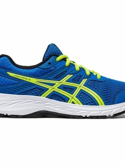 Fitness Mania - Asics Contend 6 GS - Kids Running Shoes - Directoire Blue/Lime Zest