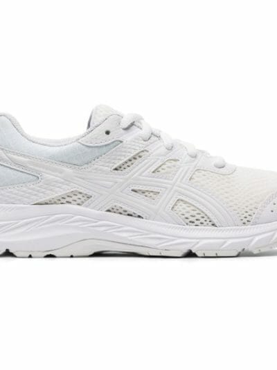 Fitness Mania - Asics Contend 6 GS - Kids Running Shoes - Triple White