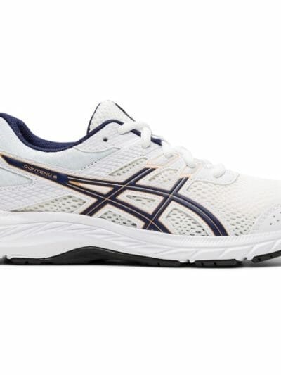 Fitness Mania - Asics Contend 6 GS - Kids Running Shoes - White/Peacoat