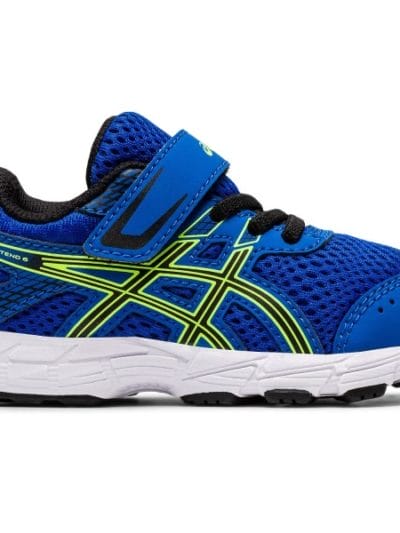 Fitness Mania - Asics Contend 6 TS - Toddler Running Shoes - Tuna Blue/Black