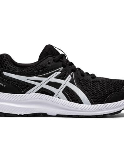 Fitness Mania - Asics Contend 7 GS - Kids Running Shoes - Black/White