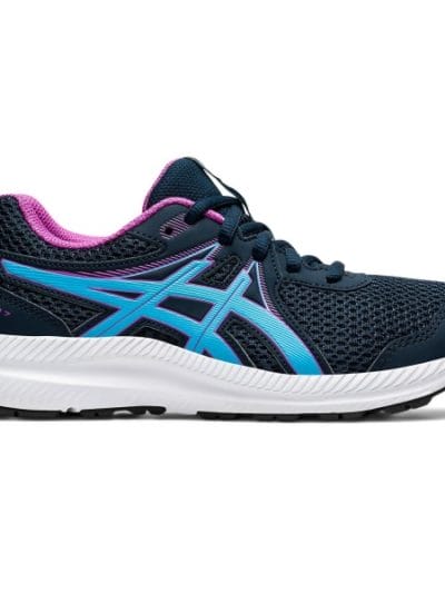 Fitness Mania - Asics Contend 7 GS - Kids Running Shoes - French Blue/Digital Aqua