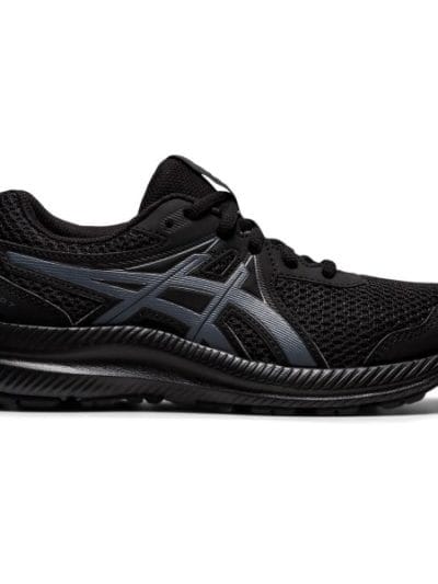 Fitness Mania - Asics Contend 7 GS - Kids Running Shoes - Triple Black/Carrier Grey