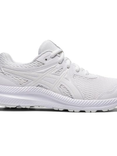 Fitness Mania - Asics Contend 7 GS - Kids Running Shoes - Triple White
