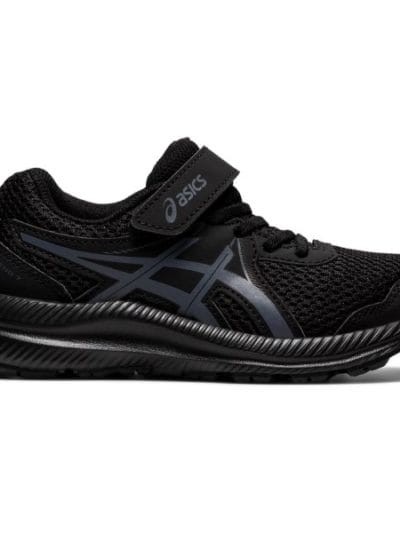 Fitness Mania - Asics Contend 7 PS - Kids Running Shoes - Triple Black/Carrier Grey