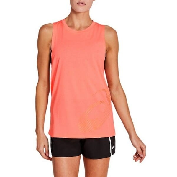 Fitness Mania - Asics Core Graphic Womens Training Tank Top - Guava