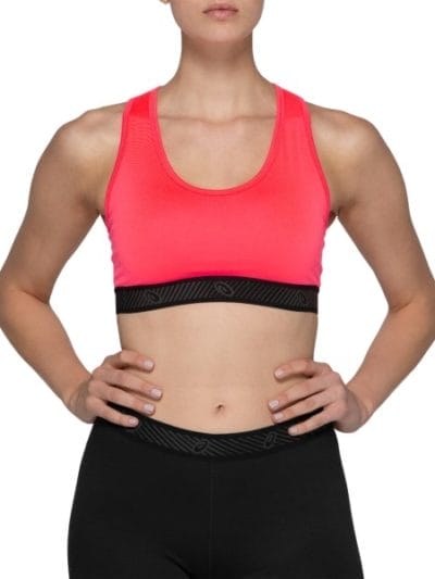Fitness Mania - Asics Essential Logo Womens Sports Bra - Diva Pink