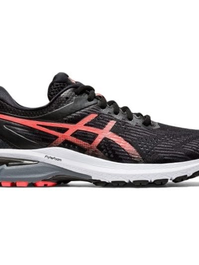 Fitness Mania - Asics GT-2000 8 - Womens Running Shoes - Black/Sunrise Red