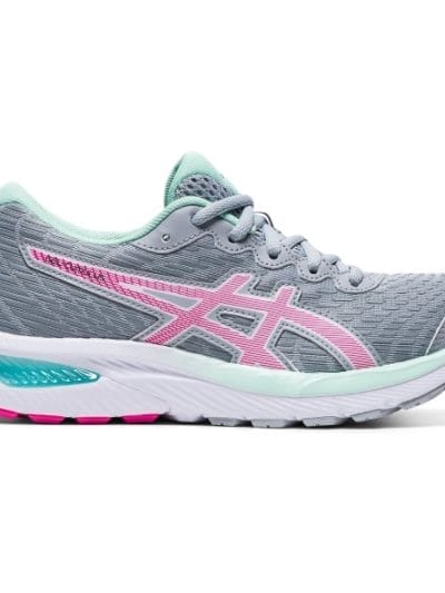 Fitness Mania - Asics Gel Cumulus 22 GS - Kids Running Shoes - Piedmont Grey/Pink Glo