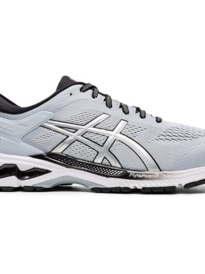 Fitness Mania - Asics Gel Kayano 26 - Mens Running Shoes - Piedmont Grey/Pure Silver